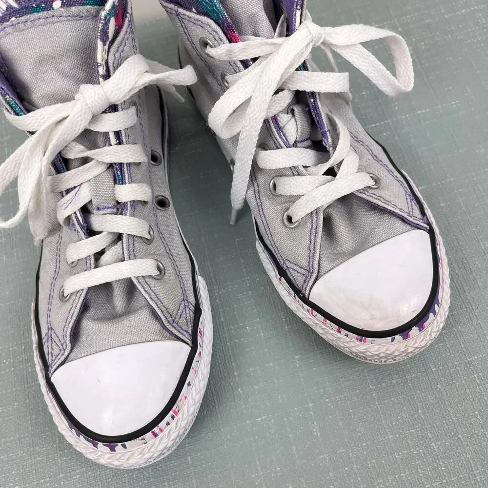 Converse Chuck Taylor All Star High Top Sneakers Lucky Stone Gray 1